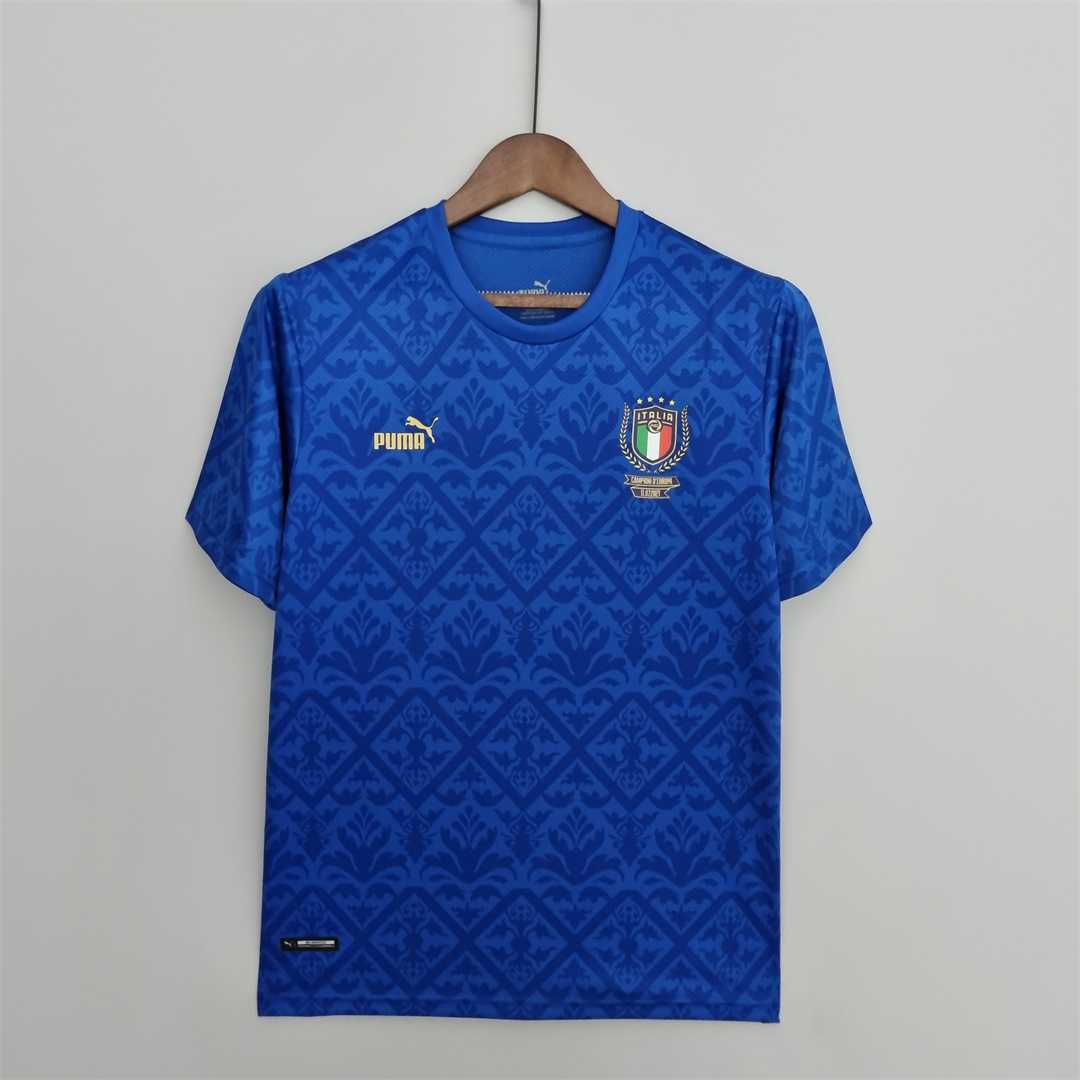 AAA Quality Italy 2022 Special Blue Soccer Jersey